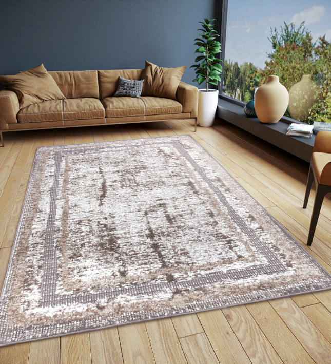 Hanse Home Shine Vintage Vloerkleed Picasso - Grijs / Crème