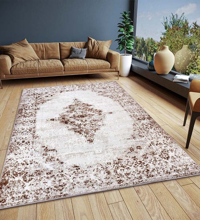 Hanse Home Shine Vintage Vloerkleed Tanger - Crème / Bruin