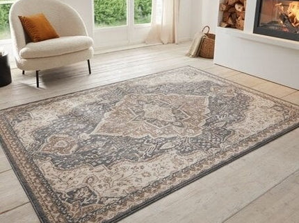 Hanse Home Terrain Vloerkleed Vintage Genevieve - Beige/Grijs