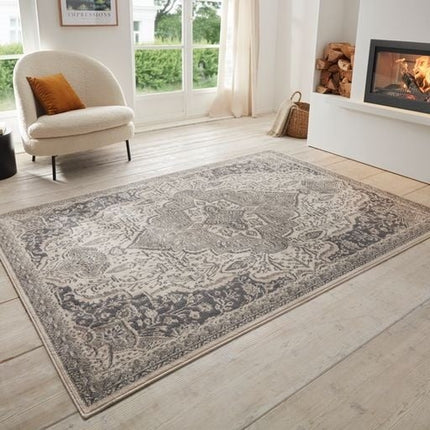 Hanse Home Terrain Vloerkleed Vintage Genevieve - Grijs