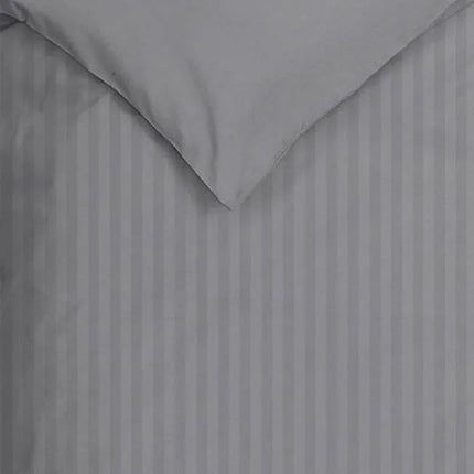 Heckett Lane Dekbedovertrek Banda Katoen-Satijn - Grijs