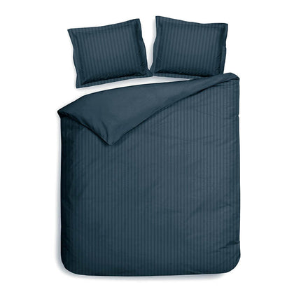 Heckett Lane Dekbedovertrek Banda - Marine Blauw