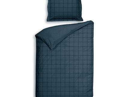 Heckett Lane Dekbedovertrek Diamante - Donker Blauw