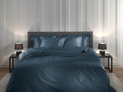 Heckett Lane Dekbedovertrek Diamante - Donker Blauw