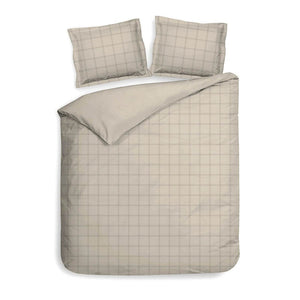 Heckett Lane Dekbedovertrek Diamante - Zand