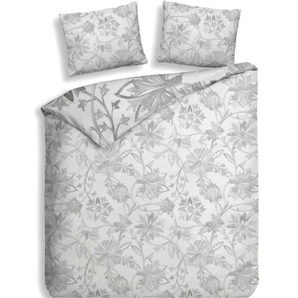 Heckett Lane Dekbedovertrek Neva - Katoen Satijn - Grijs