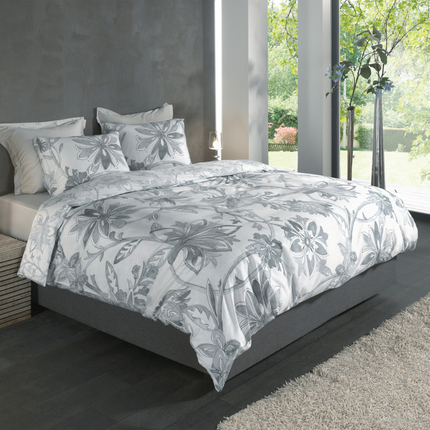 Heckett Lane Dekbedovertrek Neva - Katoen Satijn - Grijs