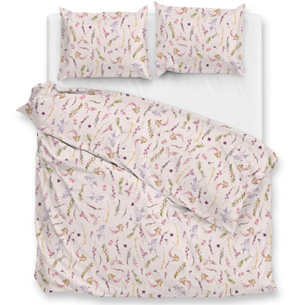 Heckett Lane Dekbedovertrek Paco - Katoen - Roze