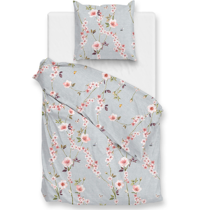 Heckett Lane Dekbedovertrek Rafa - Katoen - Blauw