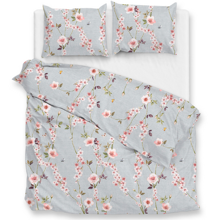 Heckett Lane Dekbedovertrek Rafa - Katoen - Blauw