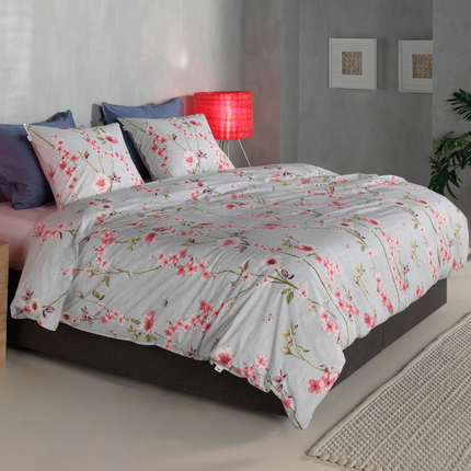 Heckett Lane Dekbedovertrek Rafa - Katoen - Blauw