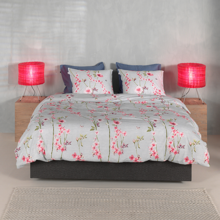 Heckett Lane Dekbedovertrek Rafa - Katoen - Blauw