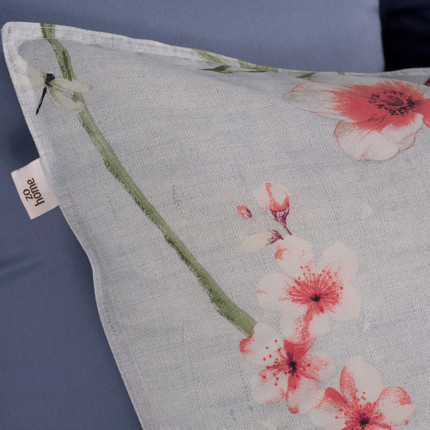 Heckett Lane Dekbedovertrek Rafa - Katoen - Blauw