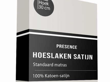 Hoeslaken - Satijn - Creme