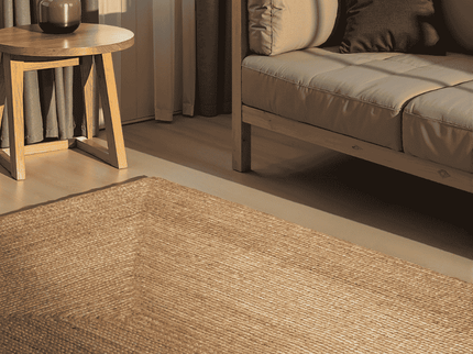 Home Collectie Handgeweven Jute Vloerkleed Sharmila - Bruin