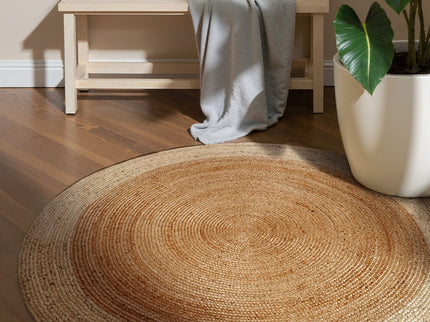 Home Collectie Jute Vloerkleed Jutta  Rond - Crème