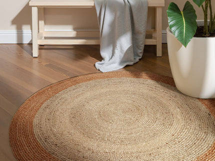 Home Collectie Jute Vloerkleed Jutta  Rond - Naturel