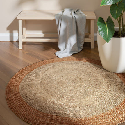 Home Collectie Jute Vloerkleed Jutta  Rond - Naturel
