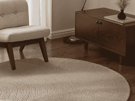 Home Collectie Vloerkleed Eleni Rond - Beige