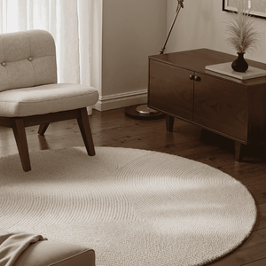 Home Collectie Vloerkleed Eleni Rond - Creme