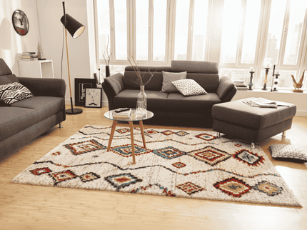 Home Collectie Vloerkleed Geometric - Creme