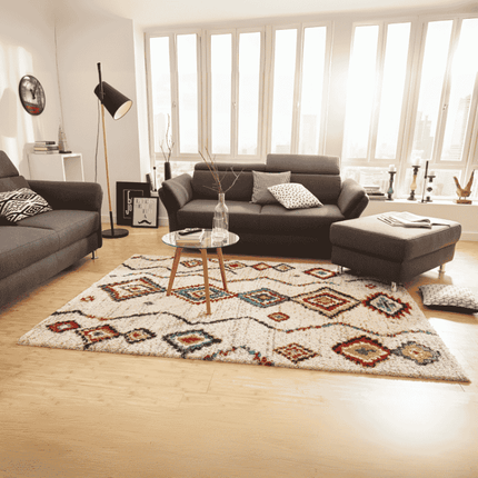 Home Collectie Vloerkleed Geometric - Creme