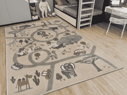Home Collectie Vloerkleed Kids Animal Park