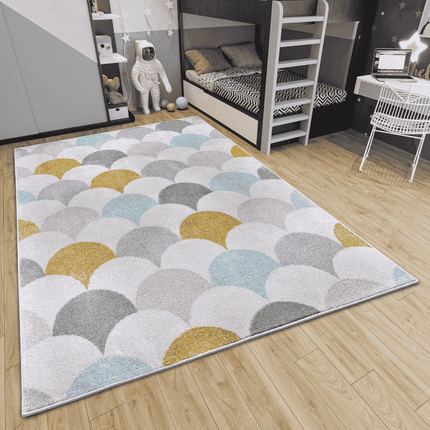 Home Collectie Vloerkleed Kids Coloured Clouds