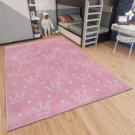 Home Collectie Vloerkleed Kids Crown - Roze