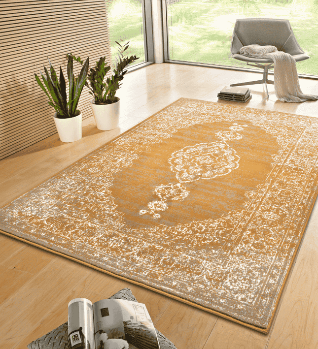 Home Collectie Vloerkleed Méridional - Okergeel