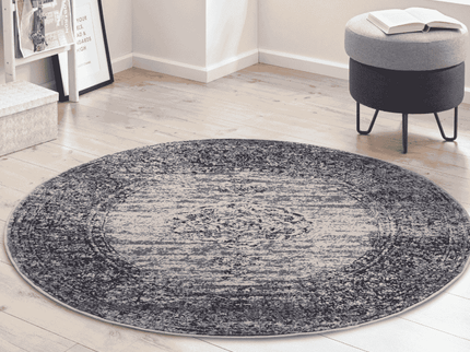 Home Collectie Vloerkleed Méridional Rond - Antraciet
