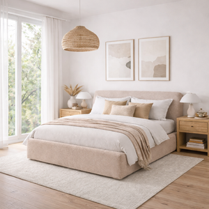 Boxspring met Opbergruimte Hotel Lounge - Beige