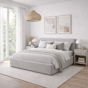 Boxspring met Opbergruimte Hotel Lounge - Taupe Grijs