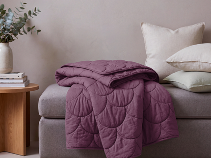 Lazy Zomerdekbed Zonder Overtrek - Uni - Rose