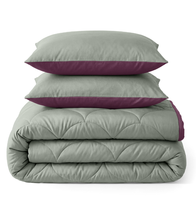 Lazy Zomerdekbed Zonder Overtrek - Groen/Rose