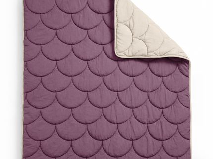 Lazy Zomerdekbed Zonder Overtrek - Double Face - Taupe/Rose