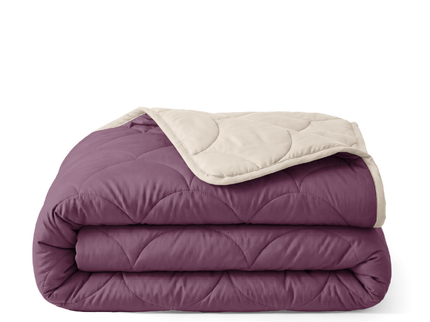 Lazy Zomerdekbed Zonder Overtrek - Double Face - Taupe/Rose