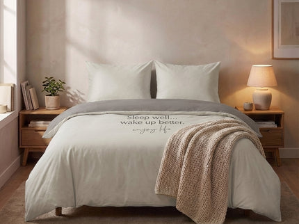 Dekbedovertrek Percale-Katoen - Sleep Well