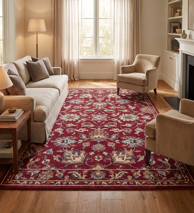 Vloerkleed Caracci - Rood