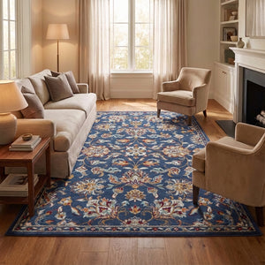 Vloerkleed Caracci - Blauw