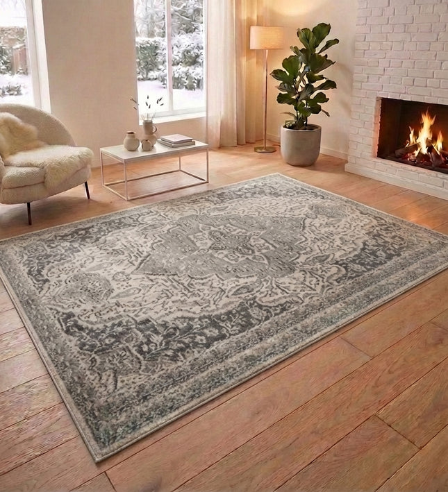 Vloerkleed Vintage Genevieve - Grijs