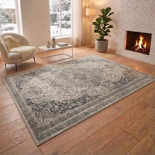 Vloerkleed Vintage Genevieve - Grijs