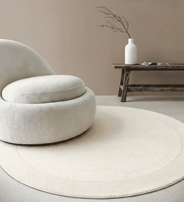 Vloerkleed Kari Rond - Crème