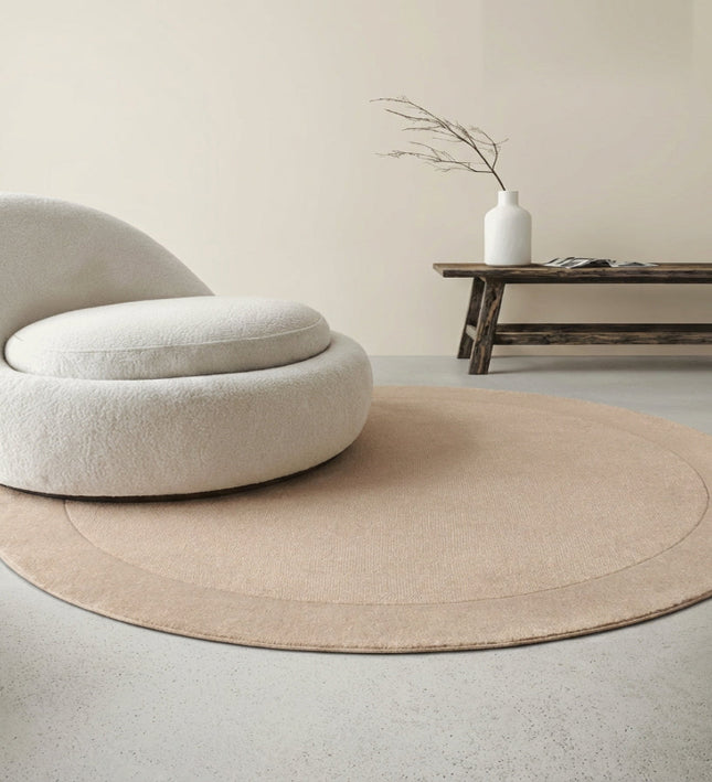 Vloerkleed Kari Rond - Beige