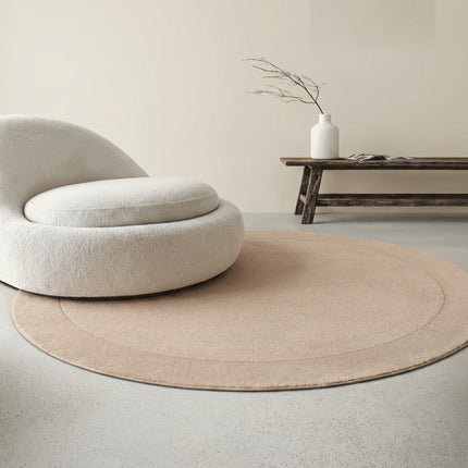 Vloerkleed Kari Rond - Beige