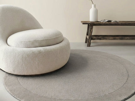 Vloerkleed Kari Rond - Grijs