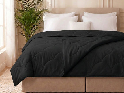 Easy Dekbed Zonder Overtrek - 4 Seizoenen - Zwart