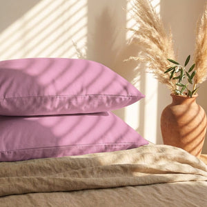 2-Pack Kussenslopen Katoen - Roze