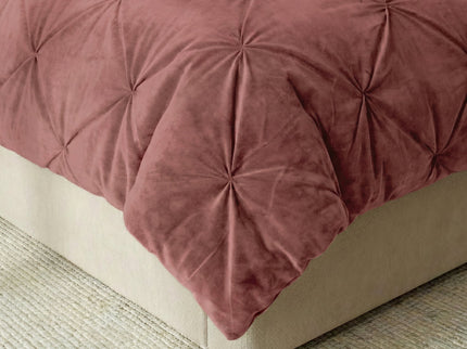 Easy Dekbed Diamond Pintuck - Roze