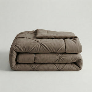 Easy Dekbed Diamond Pintuck - Taupe